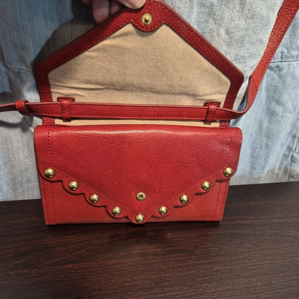 Women Lucky‎ Brand Ruth Scalloped Crossbody Bag Boho-Chic Western Inspired